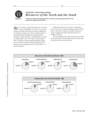 Chapter 11 Section 1 Resources of the North and the South Answers  Form