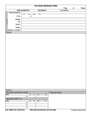 Capf 105  Form