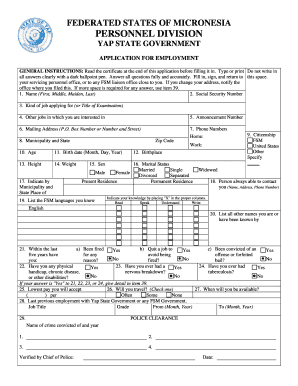 Download File Yap State Government Yapstategov  Form