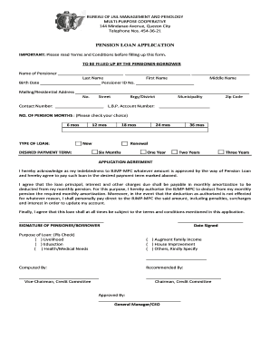 Bjmp Coop  Form