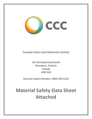 Msds Y 10366  Form