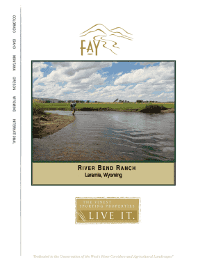 River Bend Ranch Fay Ranches  Form