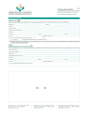 Modulo Abf Formato Editabile