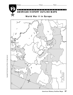 American History Outline Maps Answers  Form