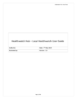 Healthwatch Pharmacy Software Manual PDF  Form