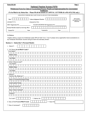 Nps Form 101 Gs Download