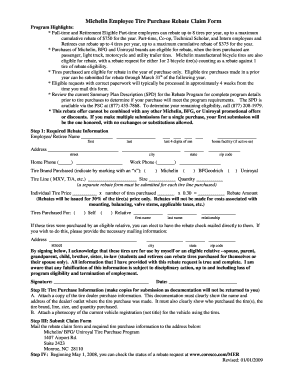 Michelin Discontinued Tire List  Form