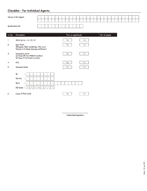 Application for Appointment to Act as an Insurance Agent  Form