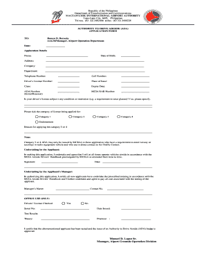 Mactan Cebu Airport Registration  Form