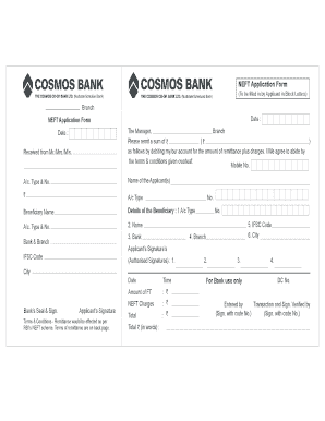 Cosmos Bank Rtgs Form