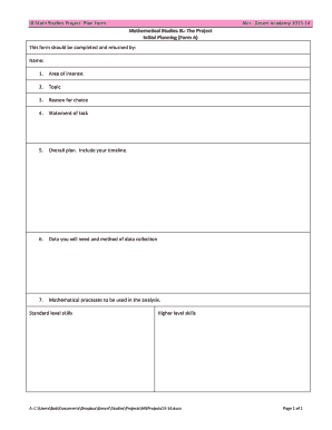 Alei Desert Academy  Form