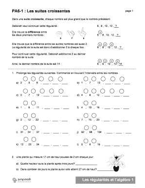 Jump Math 6 1 PDF Download  Form
