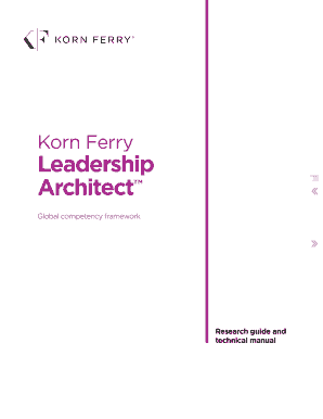 Korn Ferry Leadership Architect Sort Cards PDF  Form