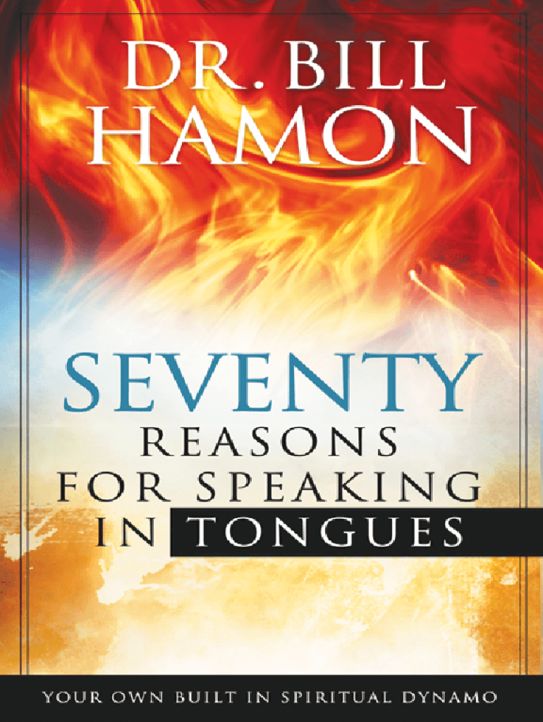 70 Reasons for Speaking in Tongues PDF  Form