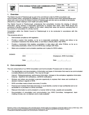 Whs Consultation Form