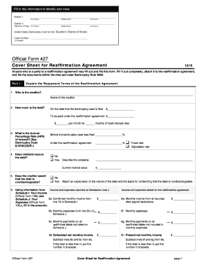 Official Form 427