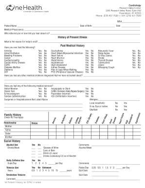  New Patient History Sheet Owensboro Health 2015-2024