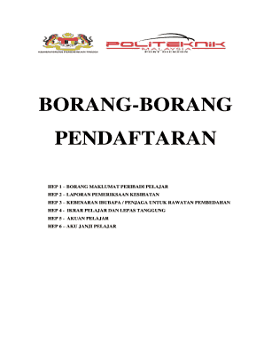 Permohonan Politeknik Port Dickson  Form