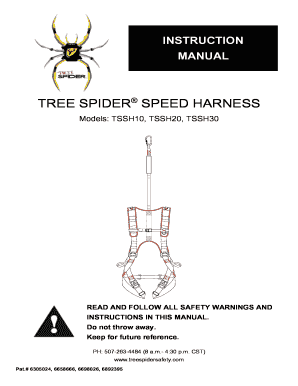 Tree Spider Harness Instructions  Form
