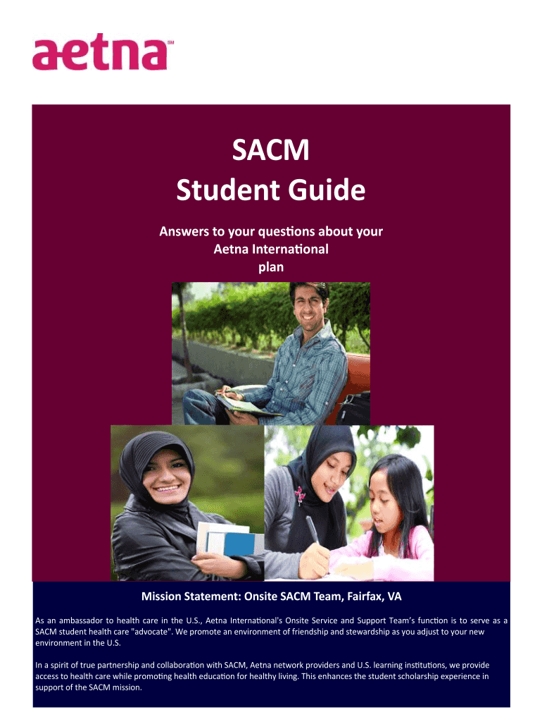 SACM Student Guide  Baetnaglobalbenefitsmarketingbbcomb  Form