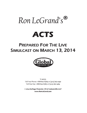 Ron Legrand PDF  Form