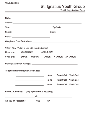 Group Registration Form