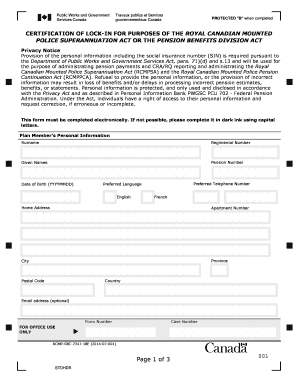 Rcmp Form 2347 18e