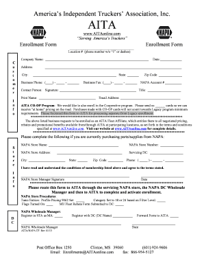 NAPA FA Enrollment Form REV 1 1 2013doc