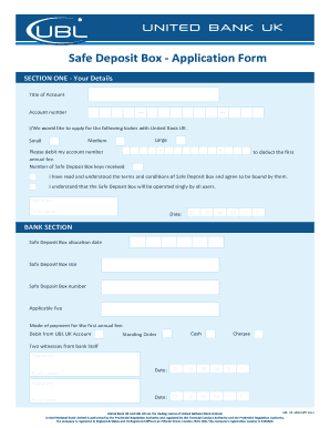 How to Fill Ubl Cheque  Form