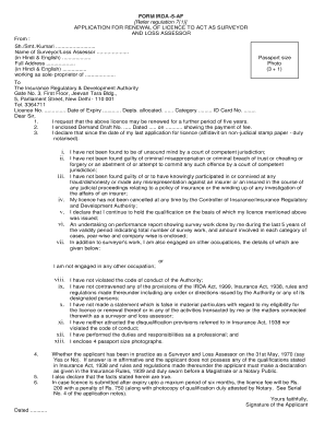 Irda Form 20 Af Download