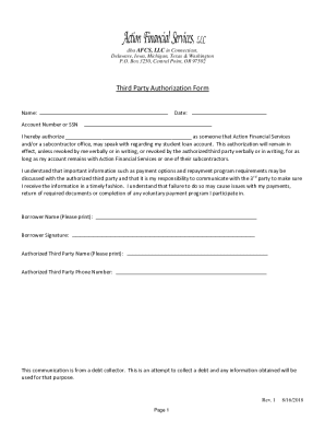 Transamerica Third Party Authorization Form