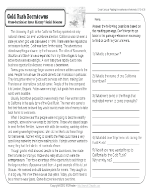 4th Grade Comprehension Worksheets  Form