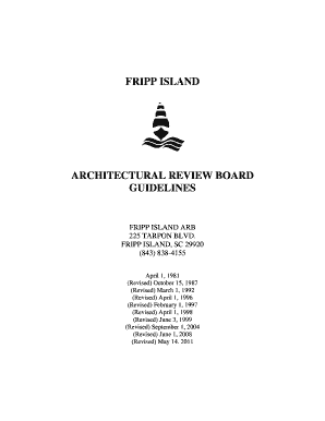 Fripp Island Arb  Form