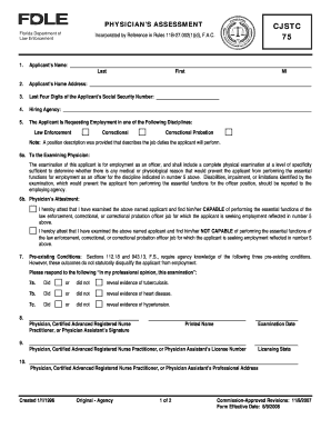 Fdle Form 75