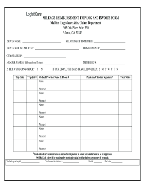 Soonerride Mileage Reimbursement Form