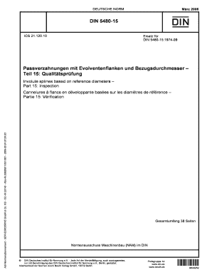 Din 5480 15 PDF  Form