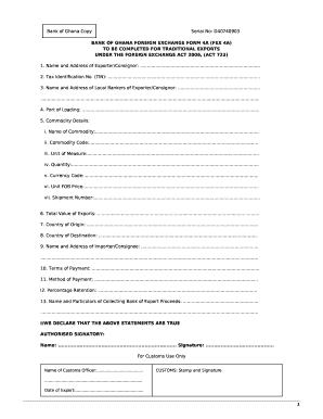 Bank of Ghana Copy  Form