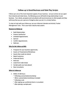 Customer Service Role Play Scripts PDF  Form