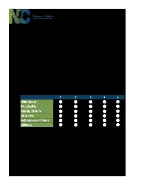 Temporary Employee Evaluation Form