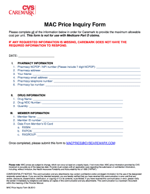 Price Inquiry Email  Form