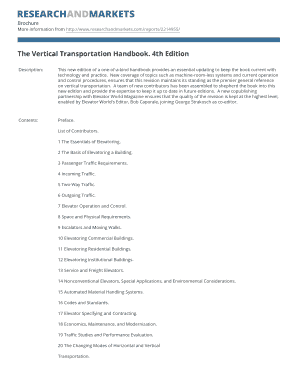 The Vertical Transportation Handbook PDF Download  Form