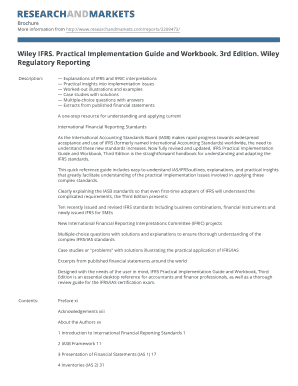 Wiley Ifrs Practical Implementation Guide and Workbook 3rd Edition PDF  Form