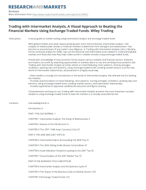 Trading with Intermarket Analysis PDF  Form