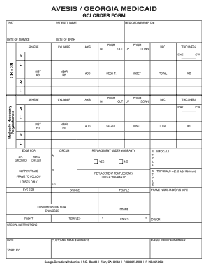 MEDICAID MEMBER ID#  Form