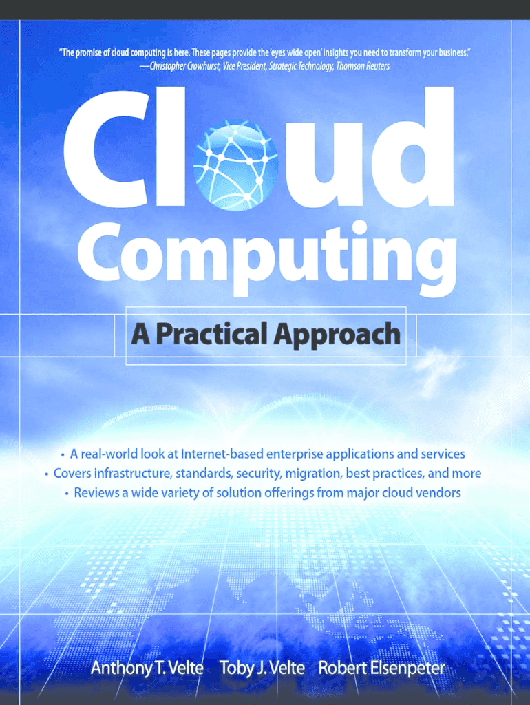Cloud Computing a Practical Approach PDF  Form