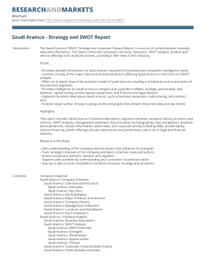 Swot of Saudi Aramco  Form