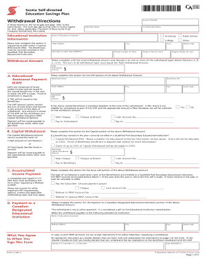 *CA106* 106 Scotia Self Directed Education Savings Plan  Form