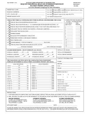 Florida Blanket Permit Movement Conditions and Restrictions Form - Fill Out  and Sign Printable PDF Template | signNow