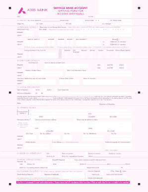 Mibank Account Application Form PDF