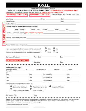 Town Babylon Application  Form